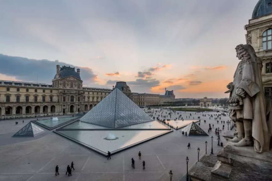 Museu do Louvre, na França. Foto: Divulgação/Museu do Louvre